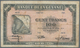 French Guiana / Französisch-Guayana: 100 Francs ND P. 13a, Used With Folds And Creases, Light Stain - Guyana Francesa