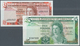 Gibraltar: Set Of 2 Banknotes Containing 1 And 5 Pounds 1975 P. 21a, 22a, Both In Condition: UNC. (2 - Gibraltar
