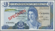 Gibraltar: Pair Of 5 And 10 Pounds 1975 Collectors Specimen, P.21cs, 22cs, Both In Perfect UNC Condi - Gibraltar