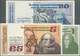 Great Britain / Großbritannien: Set Of 3 Notes Containing 1 Pound 1978 P. 70b (aUNC), 5 Pounds 1983 - Andere & Zonder Classificatie