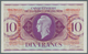 Guadeloupe: 10 Francs ND P. 27a, Center Fold, Crisp Paper, Condition: XF To XF+. - Sonstige – Amerika