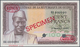 Guinea: 100 Francs 01.03.1960 Specimen P. 13s, With Specimen Overprint On Front And Back, Two Cancel - Guinée