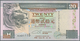 Delcampe - Hong Kong: Set Of 19 Banknotes Containing 10 Dollars The Chartered Bank 1977 P. 74c (UNC), 5 Dollars - Hongkong