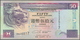 Delcampe - Hong Kong: Set Of 19 Banknotes Containing 10 Dollars The Chartered Bank 1977 P. 74c (UNC), 5 Dollars - Hong Kong