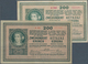 Hungary / Ungarn: Osztrák-magyar Bank / Oesterreichisch-ungarische Bank Pair With 200 Kronen 1918, O - Hongarije