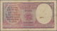 India / Indien: 2 Rupees ND(1943) P. 17b, Rarely Seen With RED TYPE Serial Number, Used With Folds A - India