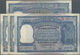 India / Indien: Set Of 4 Notes 100 Rupees ND P. 42a,b & 43a,c, All Used With Light Folds And Pinhole - India