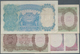 India / Indien: Set Of 5 Interesting Banknotes Containing 2x 2 Rupees Sign. Taylor & Deshmukh, 2x 5 - Indien