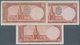 Iran: Set With 3 Banknotes 5 Rials SH1317 W/o Stamp And Two Times With Oval Stamp On Back, P.32Aa, 3 - Iran