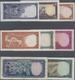 Iran: Set Of 8 Notes Containing 5 And 10 Rials 1944 P. 39, 40 (UNC And AUNC), 10 And 20 Rials 1948 P - Iran