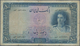 Iran: 500 Rials ND(1944) P. 45, Used With Folds And Creases, Stain In Paper, Border Tears, No Repair - Irán