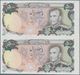 Iran: Uncut Sheet Of A Pair Of 500 Rials ND(1974-79) P. 104ar Without Serial Number, In Condition: U - Iran