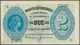 Italy / Italien: 2 Lire 1881 Biglietto Gia'Consorziale P. 11, Rare Note With Only One Pinhole, Crisp - Otros & Sin Clasificación