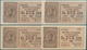Italy / Italien: Set Of 4 Notes 2 Lire D.1914 P. 37, Two Of Them Even With Consecutive S/N #562695 - - Sonstige & Ohne Zuordnung