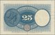Italy / Italien: Rare Banknote Of 25 Lire 1918 P. 42 In Exceptional Condition With Light Center And - Autres & Non Classés