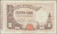 Delcampe - Italy / Italien: Set Of 5 Notes Containing 100 Lire 1927/29/30 P. 48, All Used With Light Folds, Pre - Sonstige & Ohne Zuordnung