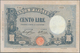 Italy / Italien: Set Of 6 Notes Of 100 Lire 1926/28/29/33/34 P. 50, All Used With Folds, Border Tear - Andere & Zonder Classificatie