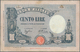 Delcampe - Italy / Italien: Set Of 6 Notes Of 100 Lire 1926/28/29/33/34 P. 50, All Used With Folds, Border Tear - Otros & Sin Clasificación