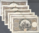 Italy / Italien: Set Of 6 Notes 500 Lire 1935/1940/1943 P. 51, 61, Five Of Them With Folds, Border T - Andere & Zonder Classificatie