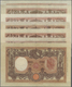 Italy / Italien: Set Of 7 Notes 1000 Lire 1942/43/47 P. 62, 72, 81, All Used With Folds, Probably Pr - Sonstige & Ohne Zuordnung