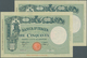 Italy / Italien: Rare Set Of 2 CONSECUTIVE Notes Of 50 Lire 1943 P. 64, S/N #I7030444 & #I7030443, B - Otros & Sin Clasificación