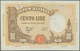 Italy / Italien: Set Of 5 Notes 100 Lire 1943/44 P. 67, All In Similar Condition, Light Folds In Pap - Otros & Sin Clasificación