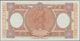 Italy / Italien: 10.000 Lire 1957 P. 89c, Large Size Note With Beautiful Design, Pressed But Still S - Andere & Zonder Classificatie
