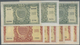 Italy / Italien: Set Of 10 Pcs Containing 3x 50 Lire 1951 P. 91 (pressed VF & XF) And 7x 100 Lire 19 - Andere & Zonder Classificatie