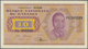 Katanga: 10 Francs 15.12.1960 P. 5, S/N FQ205568, Light Center Fold, Light Dints In Paper, No Holes - Andere - Afrika