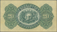 Latvia / Lettland: 20 Latu 1925, P.18a, Very Nice Item With Vertical Fold At Center And Pencil Annot - Letland