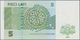 Delcampe - Latvia / Lettland: Very Nice Set With 10 Banknotes Comprising 5 Latu 1996, 2001, 2007, 2009, 10 Latu - Letonia