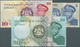 Lesotho: Set Of 3 Notes Containing 5, 10 & 20 Maloti 1984 P. 5a, 6b, 7b, The First In UNC, The Other - Lesotho