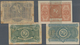 Lithuania / Litauen: Very Rare Set With 4 Banknotes 1Centas 1922 P.1 In VF+, 5 Centas 1922 P.2 In F- - Lituanie