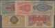 Lithuania / Litauen: Highly Rare Set With 5 Banknotes Of The Second Issue Of The 1922 Series With 1C - Litauen