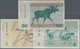 Lithuania / Litauen: Set With 3 Banknotes 1, 3 And 50 Talonas Without Text On Lower Front, P.32a In - Litauen