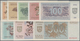 Lithuania / Litauen: Set With 8 Banknotes Of The 1992-1993 Series With 1, 10, 50, 100, 200 And 500 T - Litauen