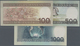 Lithuania / Litauen: Nice Lot With 3 Banknotes 100, 500 And 1000 Litu 1991, P.50a, 51, 52, All In Pe - Litauen