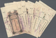 Macau / Macao: Set Of 5x 10 And 4x 50 Dollars 1934 Circulating Cheque Issue P. S92, All With Counter - Macao