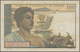 Madagascar: Set Of 2 Notes Madagascar / Comores Containing 500 Francs 1950 P. 47a, Used With Folds, - Madagaskar