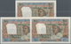 Madagascar: Set Of 3 CONSECUTIVE Notes Of 50 Francs ND P. 61, All With Center Fold And Pinholes, But - Madagascar