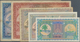 Maldives / Malediven: Set Of 5 Banknotes Containing 1 Rupee 1960 P. 2b (UNC), 2 Rupees 1960 P. 3b (U - Maldives