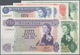 Mauritius: Set Of 6 Banknotes Containing 2x 5 Rupees ND(1967) P. 30 (XF), 10 Rupees ND(1967) P. 31 ( - Mauritius