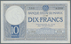 Morocco / Marokko: 10 Francs 1928 P. 11b, In Condition: XF+. - Maroc