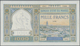 Morocco / Marokko: 1000 Francs 1945 P. 16 In Exceptional Condition, With Very Light Vertical And Hor - Marruecos