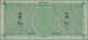 New Hebrides / Neue Hebriden: 5 Francs 1944 P. 1, With Vertical Folds, Crisp Paper, No Holes Or Tear - Neue Hebriden