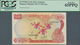 Singapore / Singapur: 10 Dollars ND(1967) P. 3a In Condition: PCGS Graded 65PPQ Gem New. - Singapur