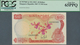 Singapore / Singapur: 10 Dollars ND(1967) P. 3a In Condition: PCGS Graded 65PPQ Gem New. - Singapour