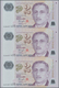 Delcampe - Singapore / Singapur: Set Of 7 Uncut Sheets Of 3 Notes (21 Notes In Total) Of 2 Dollars ND P. 46, Al - Singapur