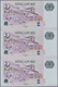 Delcampe - Singapore / Singapur: Set Of 7 Uncut Sheets Of 3 Notes (21 Notes In Total) Of 2 Dollars ND P. 46, Al - Singapore