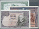 Spain / Spanien: Very Nice Set With 3 Banknotes 1000 Pesetas 1925 P.70c In VF, 1000 Pesetas 1957 P.1 - Andere & Zonder Classificatie